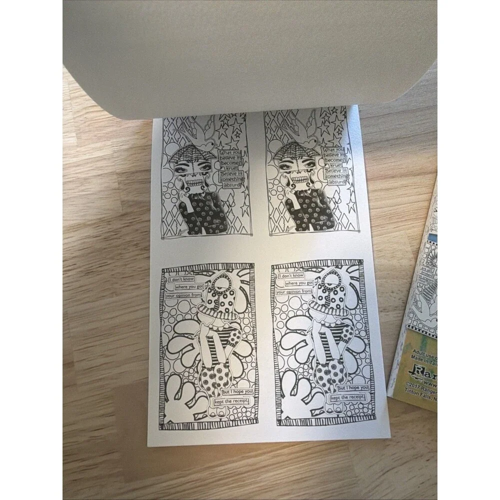 Dylusions Coloring Sheets by Dyan Reaveley Collection 2 and 24 colouring Ranger